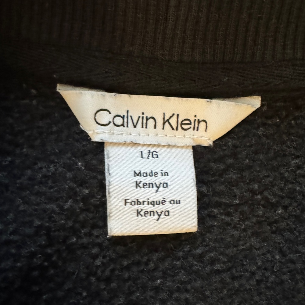 Calvin Klein Men's Black Crewneck Sweatshirt - Picture 3 of 5